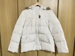 GoldenBear ダウンジャケット　キルティング　オフホワイト　ファー　LL