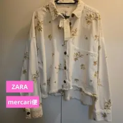 ZARA 花柄ジャケット 新品・タグ付き