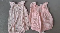 baby GAP 花柄・ドット柄ロンパース 3-6ヶ月 2点セット