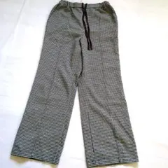 レプシィム　チェック柄　S　ウエストゴム　カジュアルパンツ　リラックスパンツ
