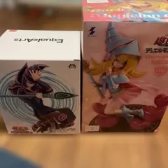 遊戯王　ブラックマジシャン　ブラックマジシャンガール　フィギュア