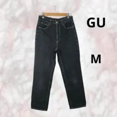 GU 紺色ストレートジーンズ M