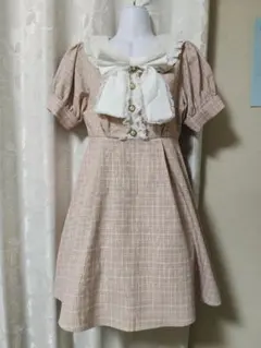 AnkRouge　チェック柄　ワンピース