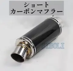 汎用 マフラー スリップオン サイレンサー カーボン バッフル脱着可能
