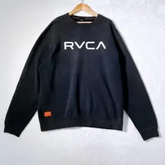 人気 RVCA トレーナー 《M》 メンズ スウェット ロゴ ブラック 黒のサムネイル