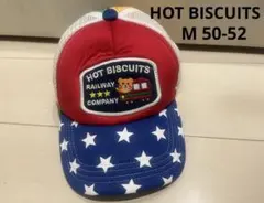 ミキハウス　ホットビスケッツ　キャップ　帽子　ゴム付き