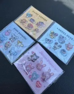 ナルミヤキャラクターズ ぷっくりシール 4枚セット　コンプリート