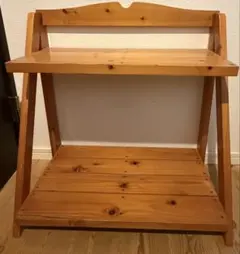 IKEA 木製オープンラック 4段 ナチュラルウッドMade in Canada - メルカリ