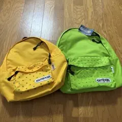 OUTDOOR リュック イエロー グリーン 2点セット