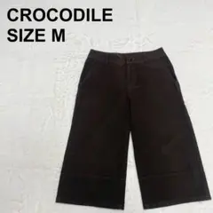 クロコダイル　コーデュロイ　ワイドパンツ　クロップドパンツ　ハーフ　949
