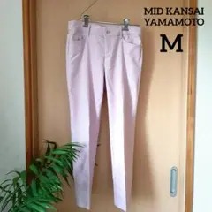 山本寛斎 MID KANSAI YAMAMOTO ストレッチ テクスチャ－パンツ