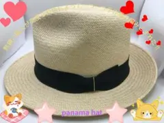 熟練の職人が高度な技術によって一つ一つ手作業で編みこまれた‼パナマハット