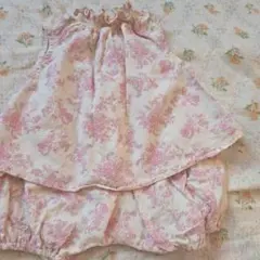 oatmeal ベビー服 セットアップ ピンク 花柄のサムネイル