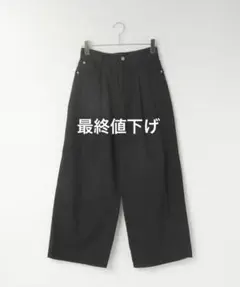 LOWRYSFARM カツラギタックワイドパンツ Mサイズ