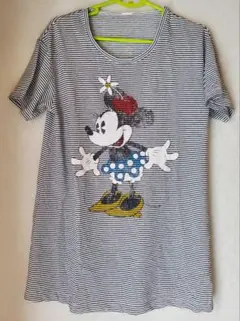 Disney　ミニーマウス　チェックTシャツ レトロのサムネイル