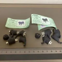 チョコエッグ　パグ2体