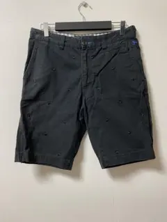 Modern Amusement ショートパンツ M ブラック 総柄刺繍のサムネイル