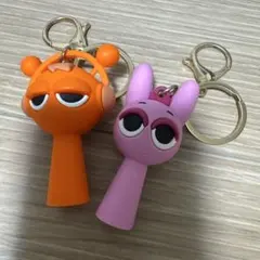 スプランキー　オレン　ピンキー　キーホルダー
