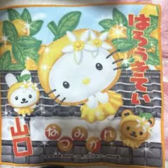 ハローキティ ご当地キティ ハンカチ プチタオル 熊本限定おてもやん