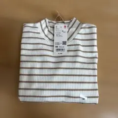 UNIQLO GIRLS ヒートテックリブハイネックＴシャツ　130cm