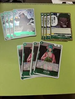 ワンピースカードゲーム 師弟の絆 緑ゾロデッキパーツ R