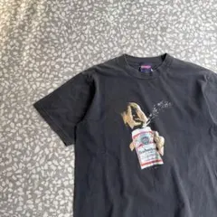 【格好いいグラフィック】バドワイザー古着アルコール缶ストリート酒横ノリsk8黒