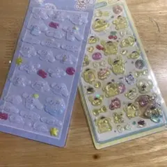 N*Y様 少量新作3D シール ぷくぷくキャラクターシール 最安値スタート 2枚