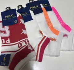 6 ポロ　ラルフローレン　靴下　ショートソックス　ブランド　レディース