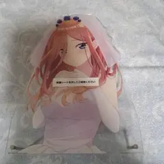 五等分の花嫁　一番くじD賞　中野三玖 アクリルボード