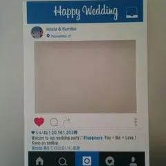 ウェルカムボード★インスタフレーム★インスタボード★フォトフレーム★結婚式