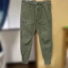 DENHAM カーゴパンツ オリーブ メンズ32インチのサムネイル