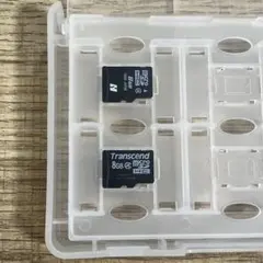 Transcend MicroSDHC 8GB メモリーカード 2枚セット