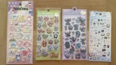 シール4枚セット　サンリオ　ベビースリー　スティッチ　韓国シール　crybaby