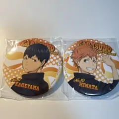 ハイキュー‼︎ 日向翔陽　影山飛雄　缶バッジ2点セット