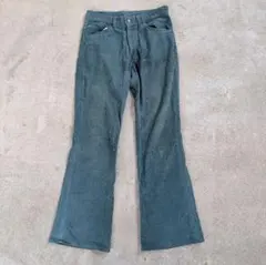 70s リーバイス646 コーディロイグリーンベルボトム USA製