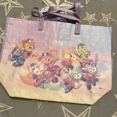 新品 L 香港 ディズニーランド 限定 20周年ショッピングバッグ ダッフィー