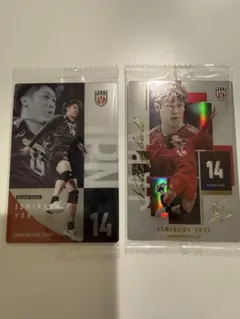 石川祐希 日本代表 バレーボールカード 2枚セット