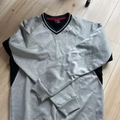 XTZ Vネック スポーツウェア Sサイズ グレー/ブラック