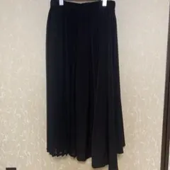 ★おすすめ★ gomme プリーツスカート ブラックのサムネイル
