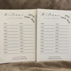 結婚式　芳名帳　受付　受付サイン　ウェディング　ウェルカムスペース