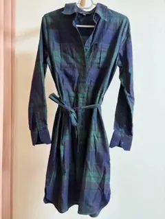 Brooks Brothers チェック柄シャツワンピース サイズ6