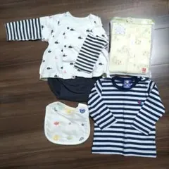 ベビー服 まとめ売り ロンパース カバーオール 80cmのサムネイル