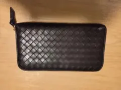 BOTTEGA VENETA 長財布 ダークブラウン