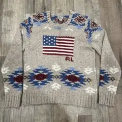 POLO RALPH LAUREN 星条旗 セーター M