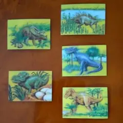 【明治製菓】恐竜3Dカード