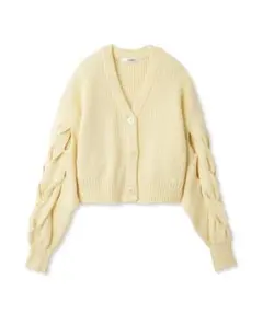 ♡snidel ケーブルスリットデザインカーディガン♡