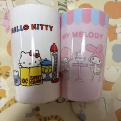 ハローキティ マイメロディ タンブラーセット