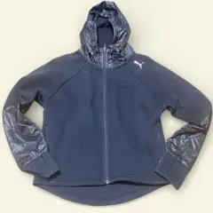 PUMA フルジップ パーカー　ブラック　S