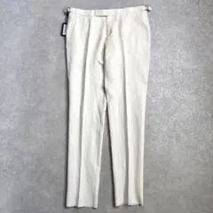 【未使用】エルメネジルドゼニア ウールリネン ドレスパンツ スラックス 54のサムネイル