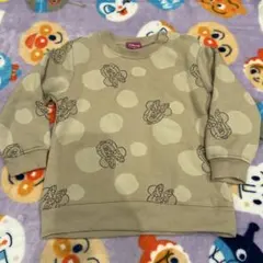 ミニーマウス　裏起毛トレーナー90